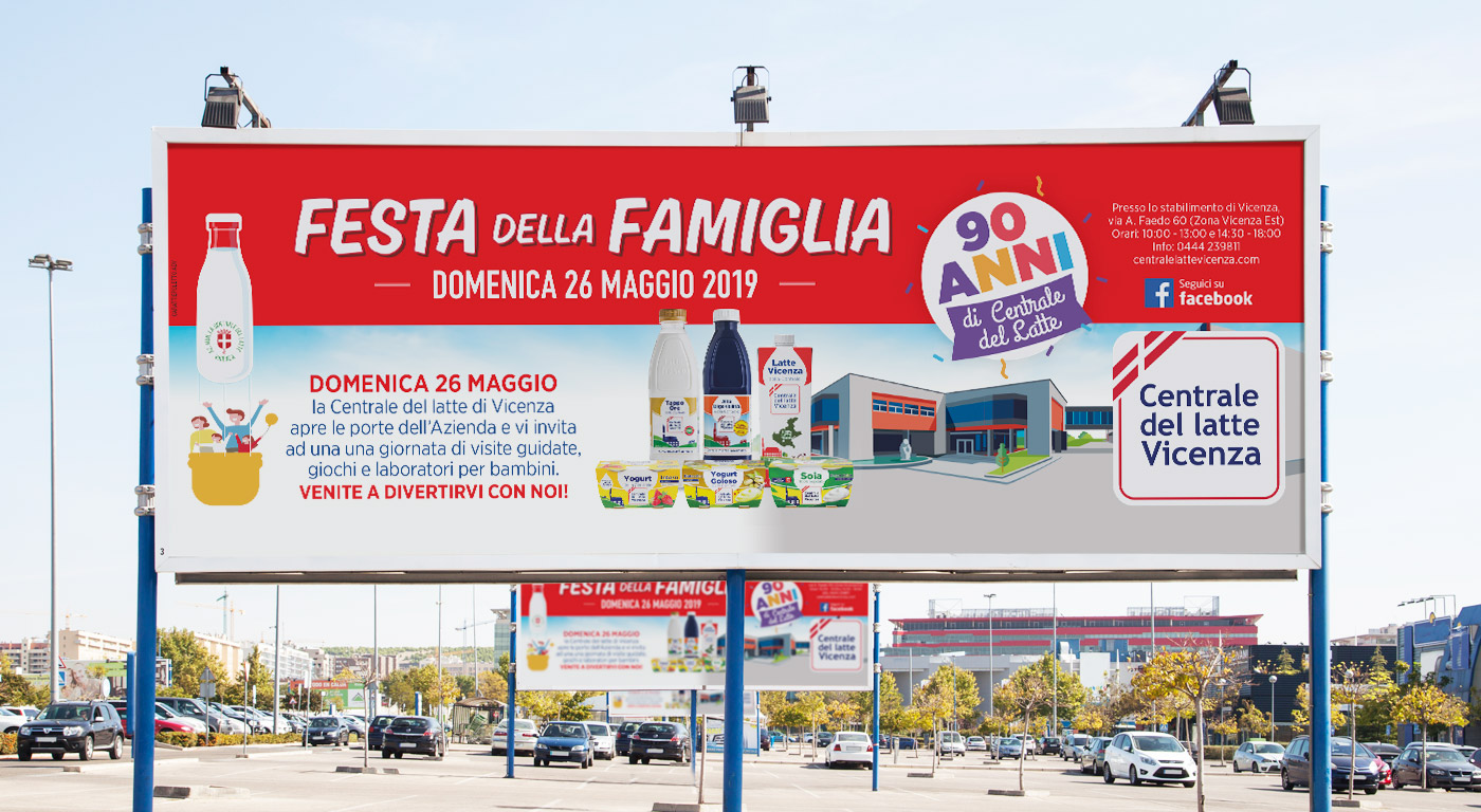 Adv campagna Festa della Famiglia 2019 - Centrale del Latte di Vicenza